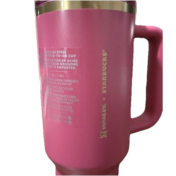 Stanley x Starbucks Exclusive Flowstate Quencher 40oz Tumbler Holiday Edition - Picture 3 of 8